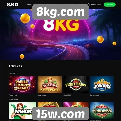 Atrações principais do site 8kg.com